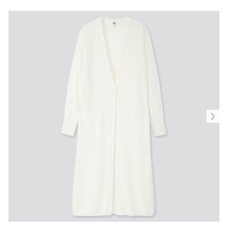 ユニクロ(UNIQLO)のユニクロ　UVカットスリット　ロング　カーディガン(カーディガン)