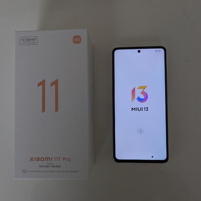 Xiaomi 11t pro 128gb  ムーンホワイト