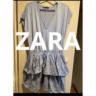 ザラ(ZARA)のZARA Ｖネック　ワンピース(ミニワンピース)