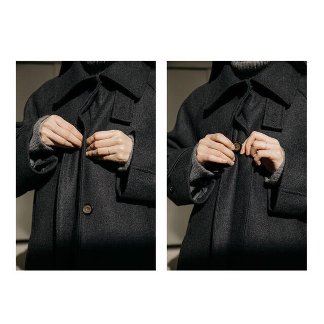 OHOTORO - OHOTORO Dublin Coat 黒の通販 by なつ's shop OHOTORO - OHOTORO Dublin Coat 黒の通販 by なつ's shop