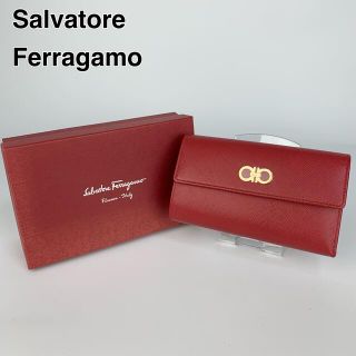 サルヴァトーレフェラガモ(Salvatore Ferragamo)の22S270 Salvatore Ferragamo フェラガモ 長財布 レザー(財布)