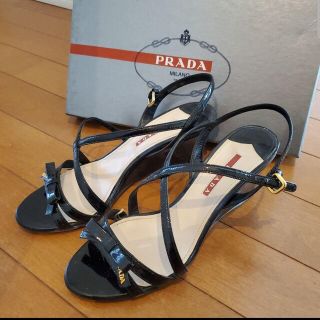 プラダ(PRADA)のPRADA★ﾐｭｰﾙ　7.5cmﾋｰﾙ　ｻｲｽﾞ24.5cm(ミュール)