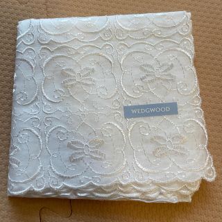 ウェッジウッド(WEDGWOOD)の新品　未使用　ウェッジウッド　wedgewood 白レースハンカチ(ハンカチ)