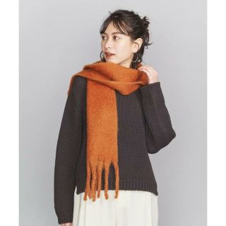 ビューティアンドユースユナイテッドアローズ(BEAUTY&YOUTH UNITED ARROWS)の専用 ビッグフリンジマフラー ビューティ＆ユース ユナイテッドアローズ(マフラー/ショール)