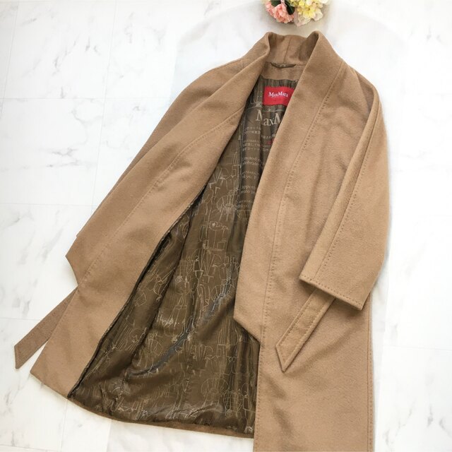 美品　MaxMara マックスマーラ　キャメル100% 50周年記念　コート