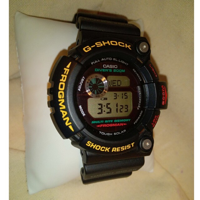 G-SHOCK(ジーショック)の美品　CASIO G-SHOCK 　 GW-200Z 　 フロッグマン メンズの時計(腕時計(デジタル))の商品写真