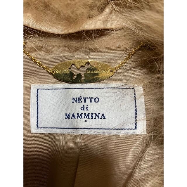 NETTO di MAMMINA(ネットディマミーナ)のネットディマミーナ アンゴラ／ウール ロングコート レディースのジャケット/アウター(ロングコート)の商品写真