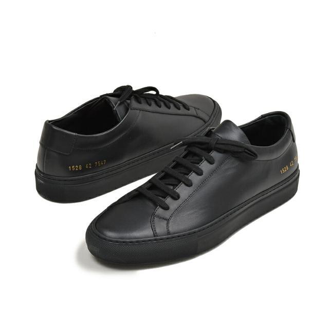 Common Projects コモン プロジェクト メンズ Achilles Low ブラックスニーカー 靴 イタリア正規品 ブラック