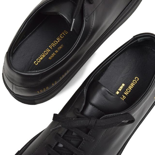 Common Projects コモン プロジェクト メンズ Achilles Low ブラックスニーカー 靴 イタリア正規品 ブラック