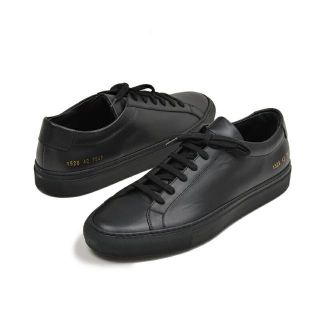 コモンプロジェクト(COMMON PROJECTS)のCommon Projects コモン プロジェクト メンズ Achilles Low ブラックスニーカー 靴 イタリア正規品 ブラック(スニーカー)