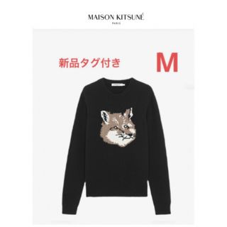 メゾンキツネ(MAISON KITSUNE')のMAISON KITSUNE メゾンキツネ  ニット　　　　　　フォックスヘッド(ニット/セーター)