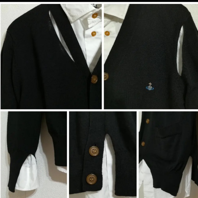 美品 即日発送 Vivienne Westwood MAN ウール カーディガン-