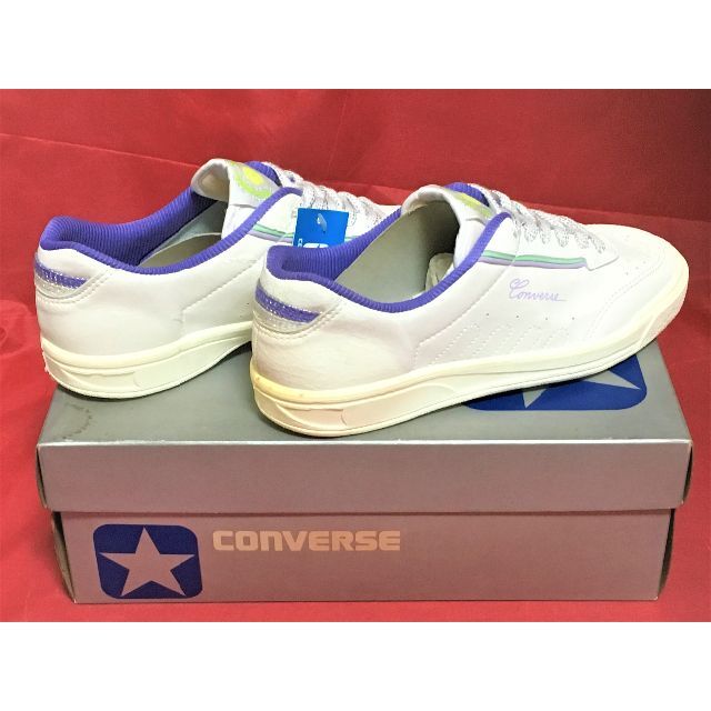 CONVERSE(コンバース)の★90s!希少レア!コンバース グランドスター テニス SP-08 白/紫 ⑩★ レディースの靴/シューズ(スニーカー)の商品写真