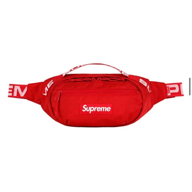 Supreme 18SS Waist Bag RED ウエストバッグ