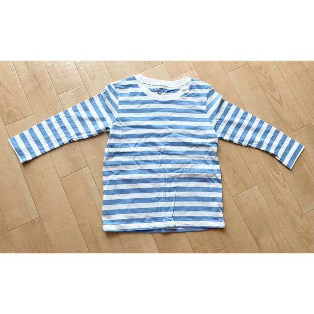 H&M(エイチアンドエム)のロンT ボーダー⭐︎H&M キッズ/ベビー/マタニティのキッズ服男の子用(90cm~)(Tシャツ/カットソー)の商品写真