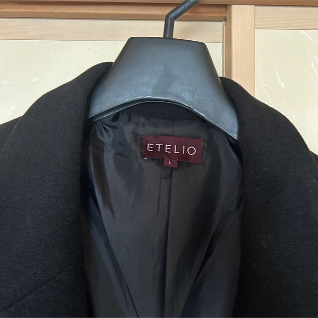 【新品未使用】ETELIO ダブルチェスターコート メンズのジャケット/アウター(チェスターコート)の商品写真