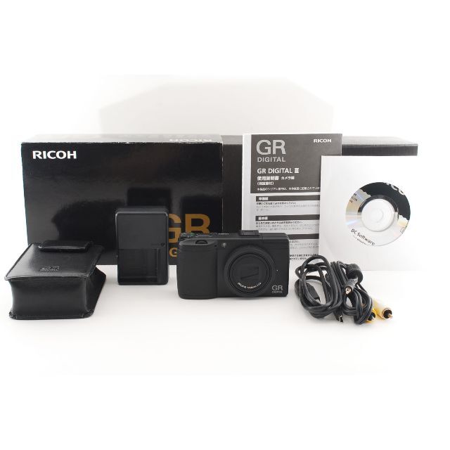 【美品】リコー RICOH GR Digital 3 《ショット数1330回》付属品