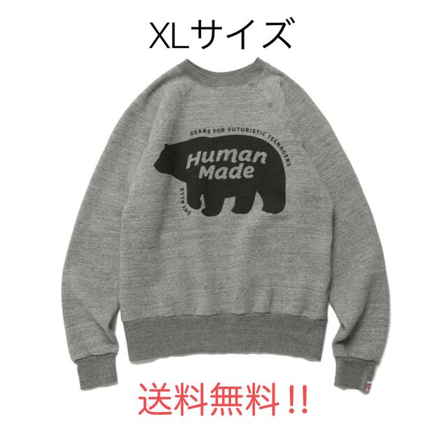 HUMAN MADE  RAGLAN CREW NECK SWEATSHIRT