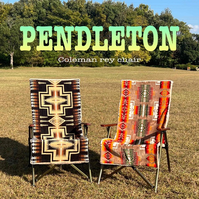 キャンプ/チェアカバー　PENDLETON生地使用　レイチェア横55×横130cm素材