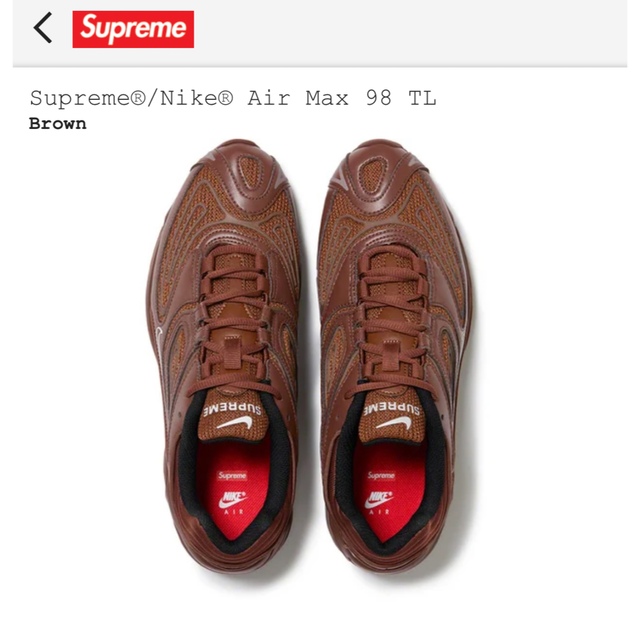 Supreme - Supreme Nike Air Max 98 TL シュプリーム ナイキ 27の通販 by クニ's shop|シュプリームならラクマ Supreme - Supreme Nike Air Max 98 TL シュプリーム ナイキ 27の通販 by クニ's shop|シュプリームならラクマ