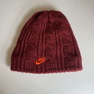 ナイキ(NIKE)の'90s NIKE knit cap 希少ローゲージデザイン(キャップ)