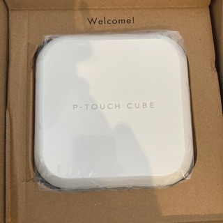 ブラザー(brother)の　p-touch cube       テープカセット1P付き(シール)