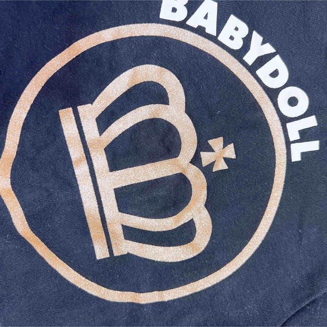 BABYDOLL(ベビードール)のbabydoll ブラック　フード　トップス　90㎝ キッズ/ベビー/マタニティのキッズ服男の子用(90cm~)(ジャケット/上着)の商品写真