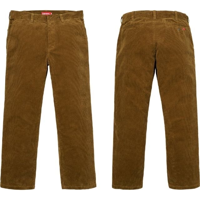 Supreme(シュプリーム)のw30 Supreme 17aw Corduroy Work Pant メンズのパンツ(ワークパンツ/カーゴパンツ)の商品写真