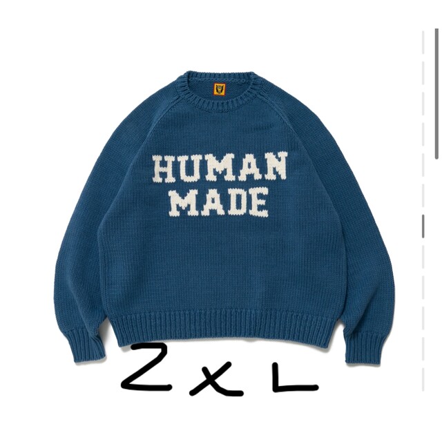 HUMAN MADE(ヒューマンメイド)のHUMAN MADE RABBIT RAGLAN KNIT SWEATER メンズのトップス(ニット/セーター)の商品写真