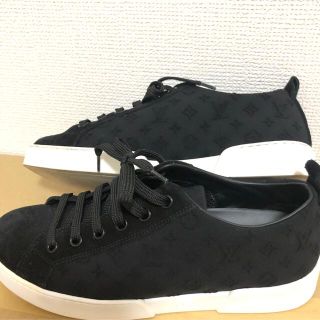 ルイヴィトン(LOUIS VUITTON)のLOUIS VUITTON ステラーライン　モノグラムスニーカー　ブラック 36(スニーカー)