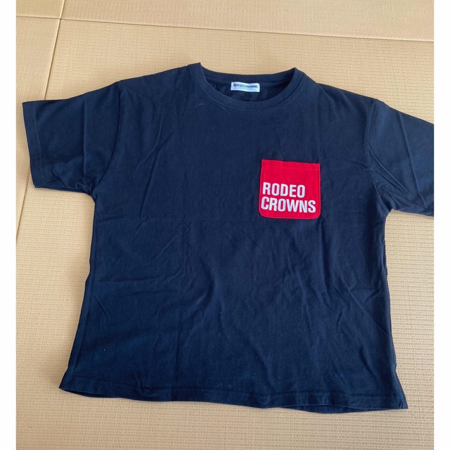 RODEO CROWNS(ロデオクラウンズ)のロデオクラウンズ　rodeo crowns Tシャツ　ネイビー　紺 レディースのトップス(Tシャツ(半袖/袖なし))の商品写真