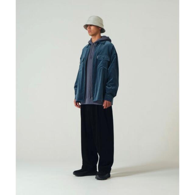 COOTIE(クーティー)のCOOTIE Velour Zip Up Work Shirt メンズのジャケット/アウター(その他)の商品写真