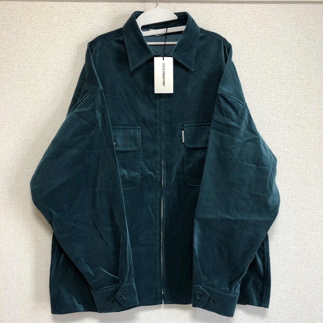 COOTIE(クーティー)のCOOTIE Velour Zip Up Work Shirt メンズのジャケット/アウター(その他)の商品写真