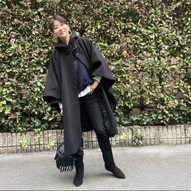 ★美品★ZARA ザラ ポンチョ ケープコート MANTECO ウール Sサイズ