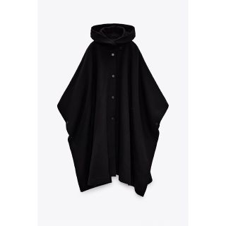 【完売品】ZARA ウール混ケープ LIMITED EDITION　コート