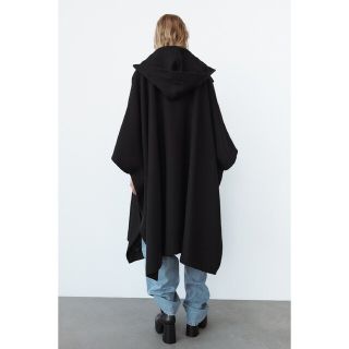 【完売品】ZARA ウール混ケープ LIMITED EDITION　コート