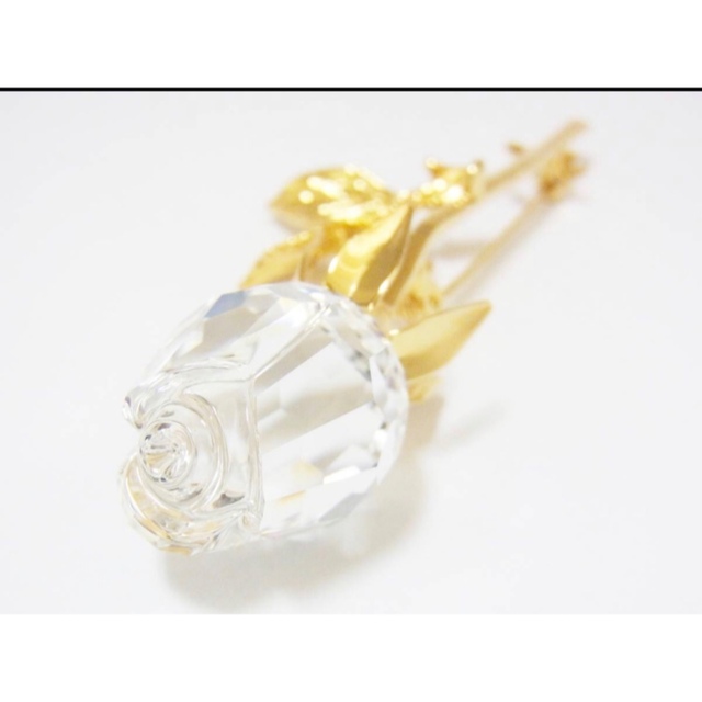 SWAROVSKI - 【28】SWAROVSKIスワロフスキー クリスタル 薔薇 ブローチ SWAROVSKI - 【28】SWAROVSKIスワロフスキー クリスタル 薔薇 ブローチ