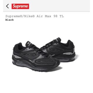 シュプリーム(Supreme)のSupreme × Nike Air Max 98 TL "Black"(スニーカー)