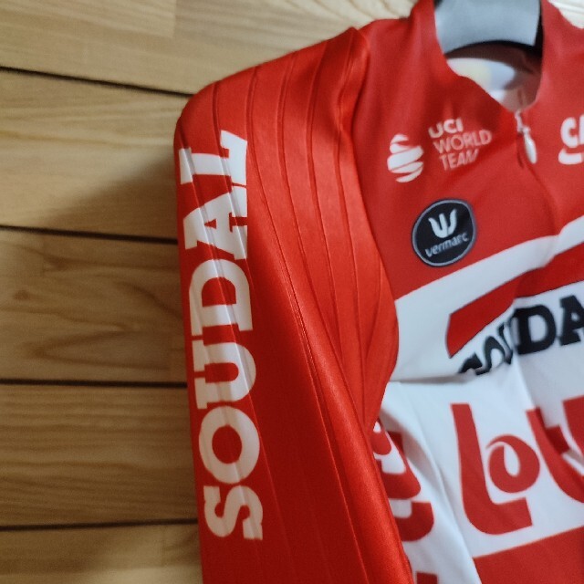 支給品　Lotto Soudal　半袖スキンスーツ　ロットソウダル　ワンピース