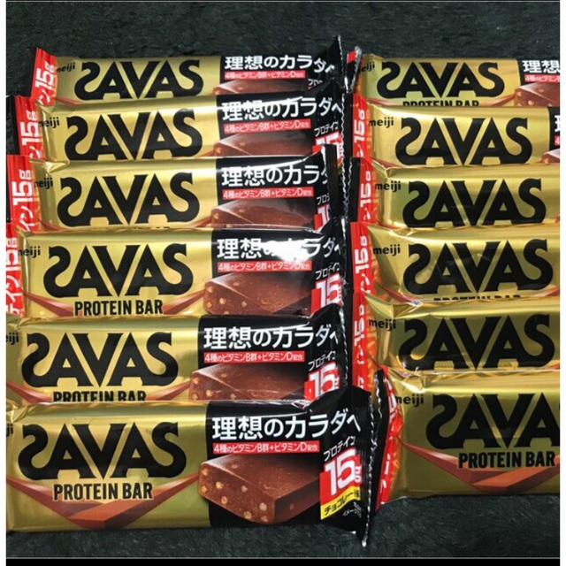 SAVAS(ザバス)の【オススメ】ザバス プロテインバー チョコレート味 12本セット×3 食品/飲料/酒の健康食品(プロテイン)の商品写真