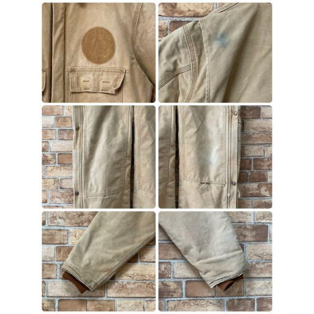 carhartt(カーハート)のカーハート　ダック地　つなぎ　オーバーオール　中綿キルティング　ダブルニー メンズのパンツ(サロペット/オーバーオール)の商品写真