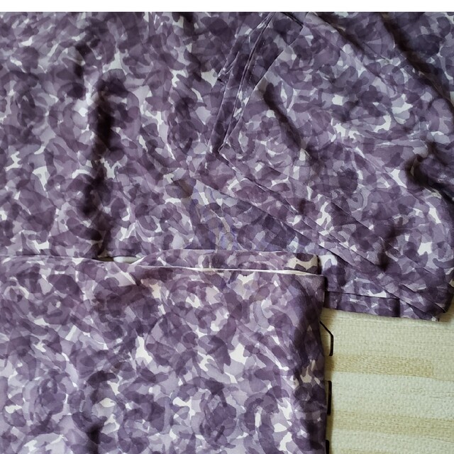 着物羽織紫色 レディースの水着/浴衣(着物)の商品写真