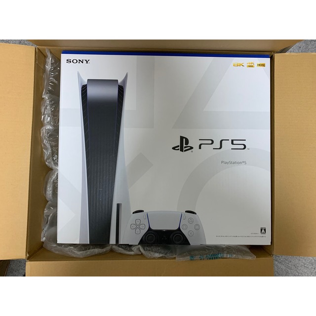 SONY(ソニー)の PlayStation5 CFI-1200A01  エンタメ/ホビーのゲームソフト/ゲーム機本体(家庭用ゲーム機本体)の商品写真