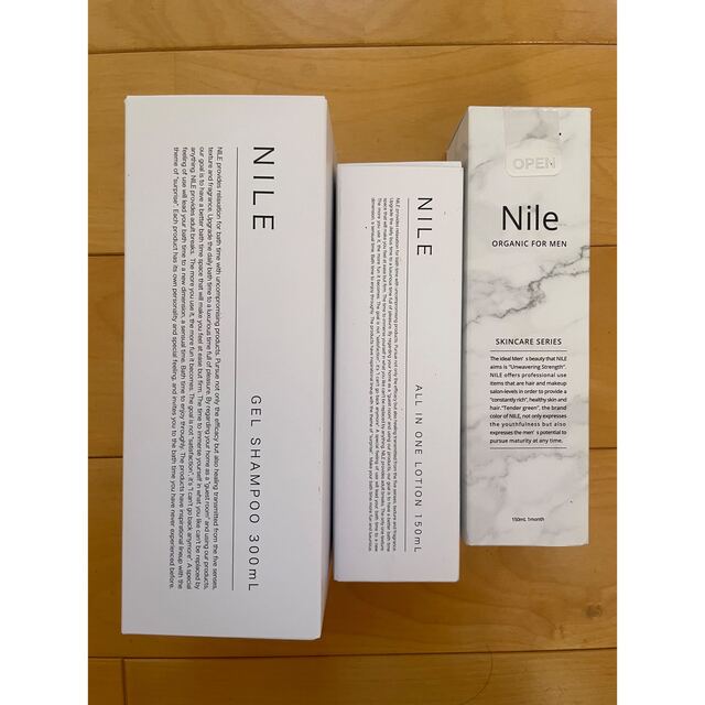 Nile 超濃密泡ジェルシャンプー　オールインワンローション　乳液　セットnile