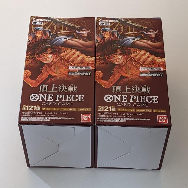 ONE PIECE - ワンピースカードゲーム 頂上決戦 未開封2BOXの通販 by ...