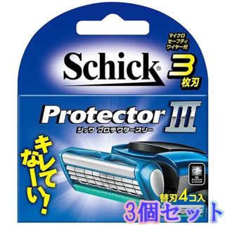 ピーアンドジー(P&G)のシックプロテクタースリー 3枚刃 4コ入×3個セット [No.10](カミソリ)