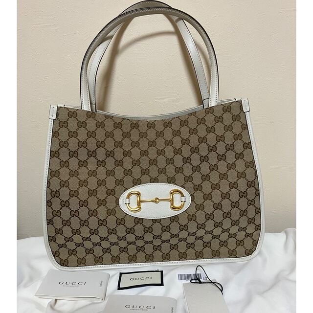 好きに グッチ gucci トートバック GUCCI オールレザー レザー A4 美品