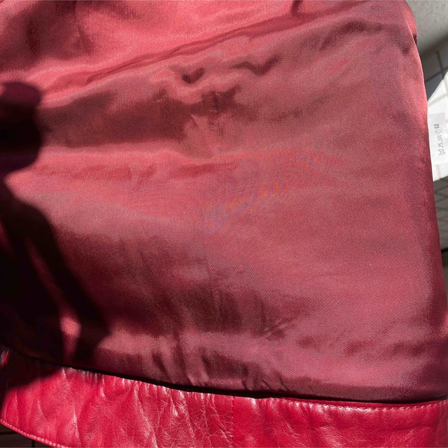 Max Mara INTRENDレザージャケット レディースのジャケット/アウター(ノーカラージャケット)の商品写真