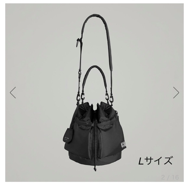 HYKE × PORTER 2WAY BAG オリーブ L ポーター ハイク - ショルダーバッグ