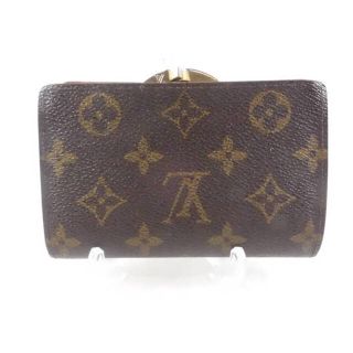 ルイヴィトン(LOUIS VUITTON)のルイヴィトン M61674 ポルトフォイユ・ヴィエノワ 二つ折り財布 レザー モノグラム がま口 2つ折り AU977C(財布)